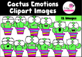 Cactus Emotions Clipart Images