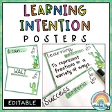 Cactus Learning Intention Posters / WALT WILF TIB