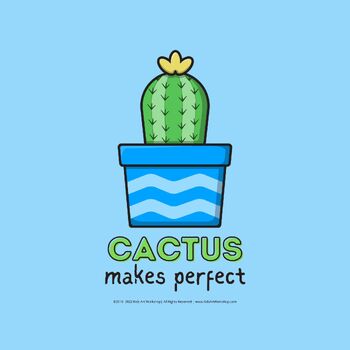 Preview of Cactus Makes Perfect Poster