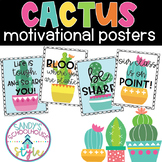 Cactus Classroom Theme Motivational Posters