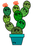 Cactus Multiplication Fact Student Display