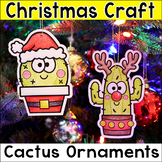 Cactus Theme Christmas Ornaments - A Fun Holiday Craft