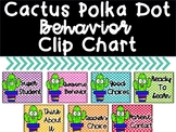 Cactus Polka Dot Behavior Clip Chart