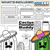 Cactus Presentation Buddy Craft / Cinco De Mayo Writing Activity