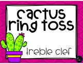 Cactus Ring Toss - Treble Clef