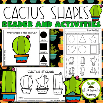 Preview of Cactus Shapes Emergent Reader and Shape Recognition Activities