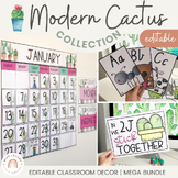 Cactus & Succulent Classroom Decor Bundle
