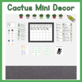 Cactus & Succulents Mini Decor Set - Distance Learning