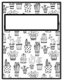Back To School Binder Cover and Spines, Coloring Pages Back to School Binder  Art