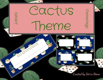 Preview of Cactus Theme (Black and Blue)