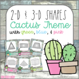 Cactus Classroom Decor Shapes