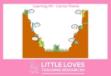 Cactus Themed Learning Pit- printable display pack