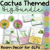 Cactus Themed Speech Therapy BIG Bundle- Back to School Ready!