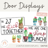 Cactus and Succulent Door Display | Cactus Themed Decor Range