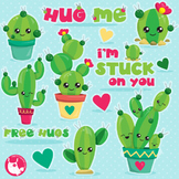 Cactus clipart commercial use, vector graphics, digital  - CL1050