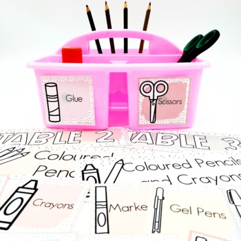 Caddy with School & Personal Supplies – Auntie M Creations