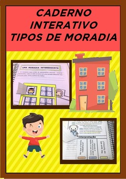 Preview of Caderno Interativo TIPOS DE MORADIA