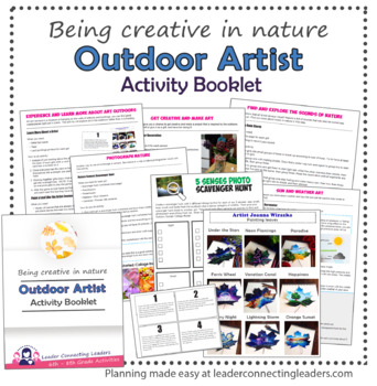 Preview of Cadette Girl Scout Outdoor Art Apprentice Activity Booklet