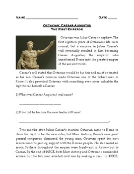 Preview of Caesar Augustus