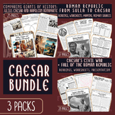 Caesar Bundle - Ancient Rome - 3 Packs - Lessons, Readings