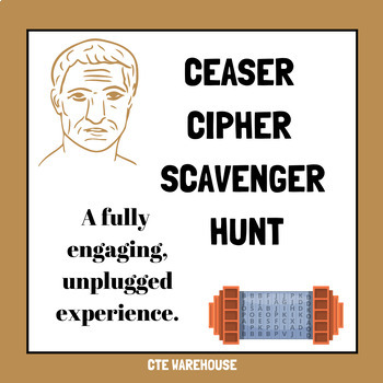 Preview of Caesar Cipher Scavenger Hunt: An Interactive Encryption Activity UNPLUGGED