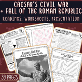 Caesar's Civil War + Fall of the Roman Republic : Lesson, 