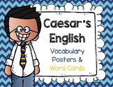 Caesar's English Vocabulary Posters & Word Cards