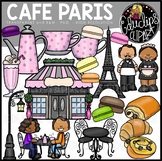 Cafe Paris Clip Art Set {Educlips Clipart}