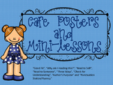 Cafe Reading Posters and Mini Lessons
