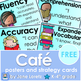 Cafe letters, posters and strategy cards