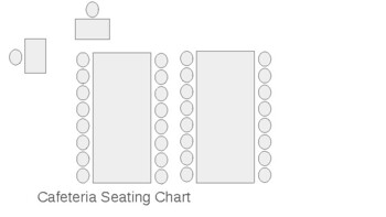 Preview of Cafeteria Seating Chart