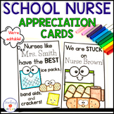 School Nurse Appreciation Greeting Cards- Editable!