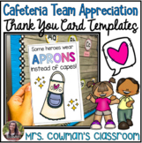 Cafeteria Worker Appreciation Thank You Cards