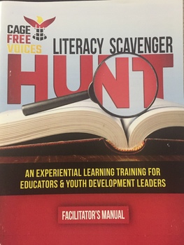 Preview of Cage Free Voices Literacy Scavenger Hunt: An Experiential Learning Training