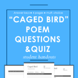 Caged Bird Poem - Reading Questions & Multiple Choice Quiz