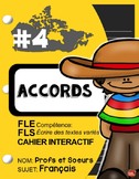 Cahier Interactif #4: Les Accords, Grammaire / French grammar
