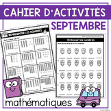 Cahier d'activités | French Back to School Math Activities