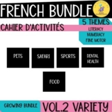 Cahier d’activités I French Thematic Worksheets Bundle VOL.2