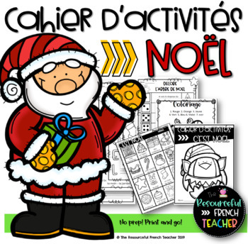 Preview of French Christmas Activities / Noël /  Cahier d'activités de l'élève