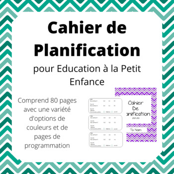 Preview of Cahier de Planification