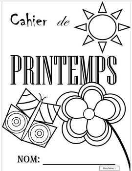 Cahier de Printemps by Miss Mme L | TPT