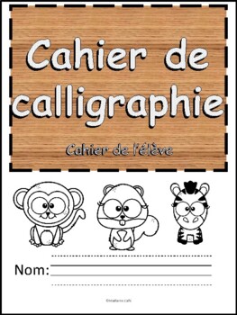 Cahier de calligraphie - script (couleur)