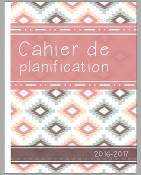 Preview of Cahier de planification 2016-2017