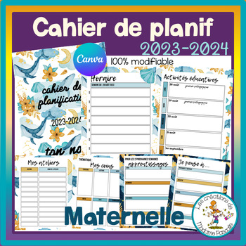 Preview of Cahier de planification 2023-2024 - baleine