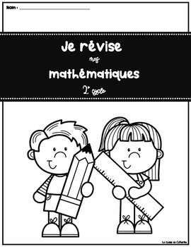 Preview of Cahier de révision mathématique 2e cycle