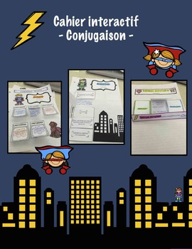 Preview of Cahier interactif - Conjugaison - French interactive notebook verbs