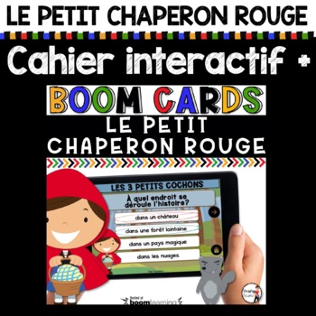 Preview of Cahier interactif + Quiz iBook + histoire audio (Petit Chaperon Rouge)