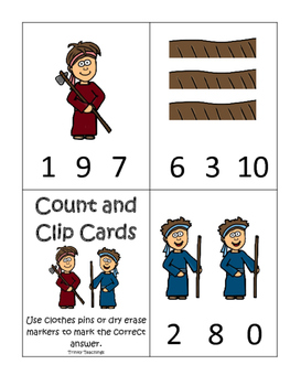 Cain And Abel Count And Clip Printable Game Preschool Bible