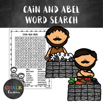 cain and abel word search