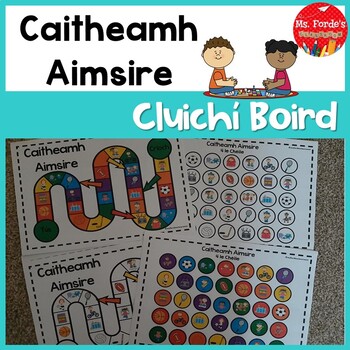 Preview of Caitheamh Aimsire Cluichí Boird (Board Games)